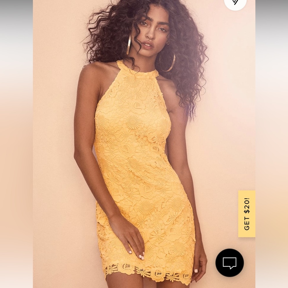 Lulu’s Love Poem Lace Mini Dress